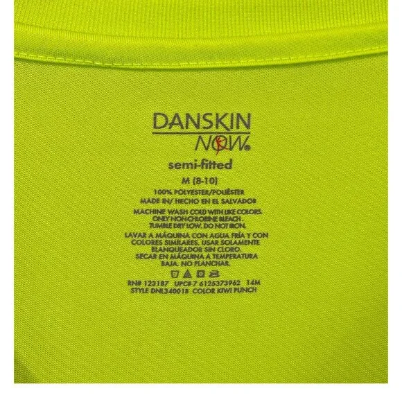 Danskin Women Green Top M(8-10) - Picture 2 of 4